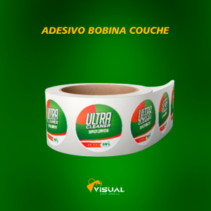 ROTULO BOBINA COUCHE Couche Varias opções 4x0 Sem verniz Com Recorte 